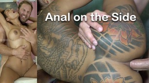 Fucking Crazy Sidesplits Anal and Classic Barstool Anal Creampie: Robbie Oz and Maylee Fun
