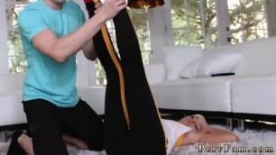 Caught Spying On Partner Pal S Step Daughter Shower Xxx Stretching Your Stepmom