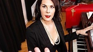French Piano Teacher Fucked In Her Ass By Monster Cock