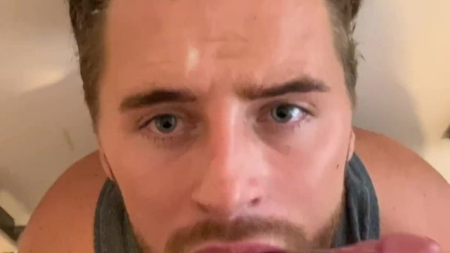 GAGGING ON 10 INCH COCK