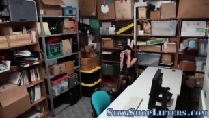 Tattoed Teen Thief Fucked