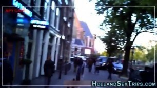 Real Hooker Tugs Fat Cock