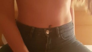 Handjob and post orgasm torture for my tinder date