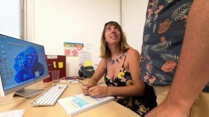 I would have promote you either way - my boss fucks me on the desk for a promotion