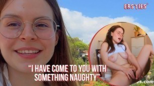 Ersties - Daniela Fingers Herself While Watching Porn