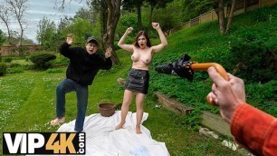 HUNT4K. Pussy Hunting in forest. Hot sex with Maya