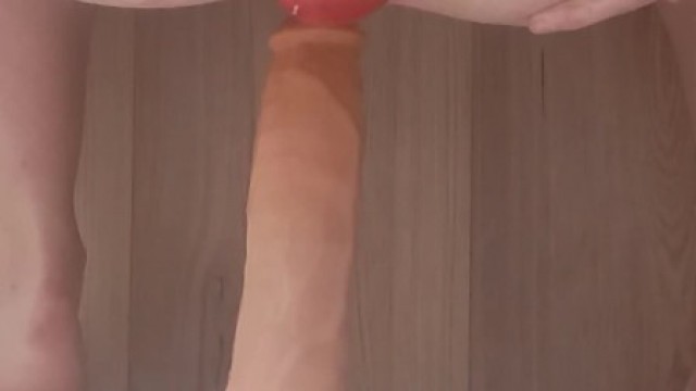 Apple Insertion in Anus + 18 times anal gape view for you in only 5 min