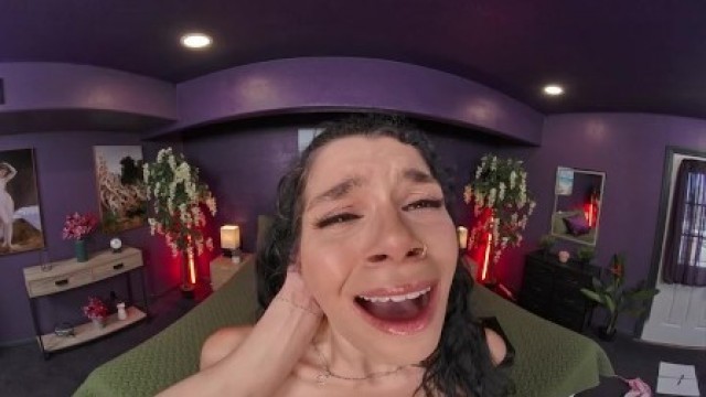 FuckPassVR - Harley Haze's mouth and pussy get slammed, and she wants your cum on her face