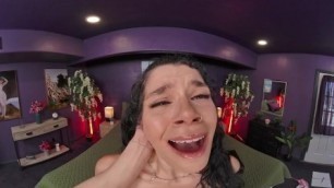 FuckPassVR - Harley Haze's mouth and pussy get slammed, and she wants your cum on her face