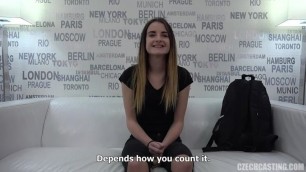 Brunette Dominika's Casting: POV - PornGO.com