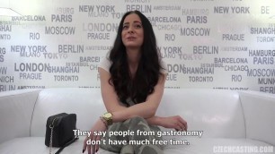 Hiring Honey Lucie, a Brunette Czech / Czech Casting - PornGO.com