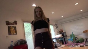 Paris White: Amateur Blonde Gets Ass Play with Toy during POV Fuck - PornGO.com