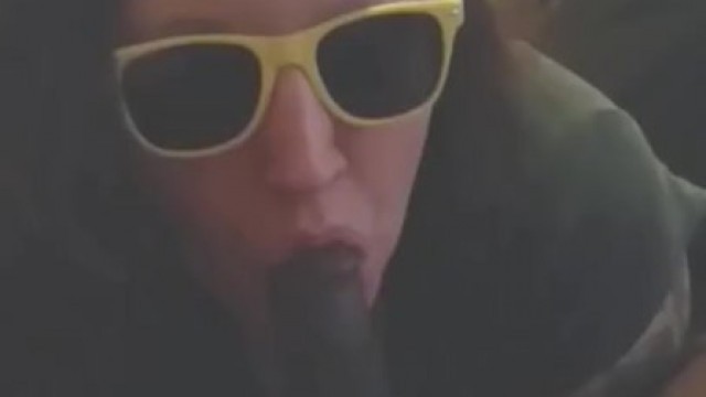Ivy blows BBC and sucks every drop!
