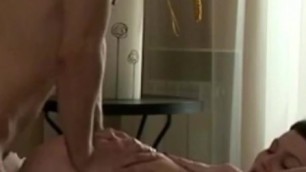 rough spooning sex for this teen