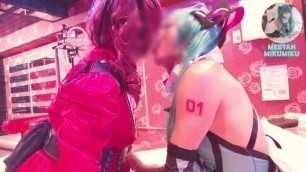 Japanese crossdresser lesbians miku&teto negidorill 11