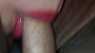 Craigslist Girl 12-2 - Red Lipstick BJ and Cum in mouth
