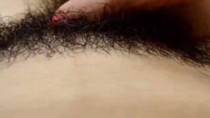 fingering hairy bush
