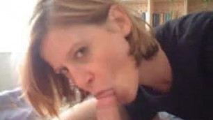 Blonde private amateur middle age milf mom blowjob and cock riding