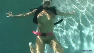 Megan Jones Underwater Scuba Masturbation