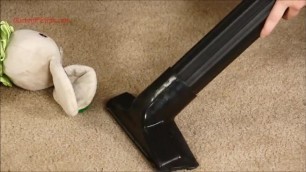Vacuuming mess with shop vac