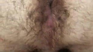 Dirty mature woman plays with young guys hairy ass n cock