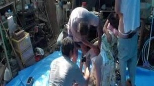 Pregnant Japanese Beauty Has to Fuck  Hobos
