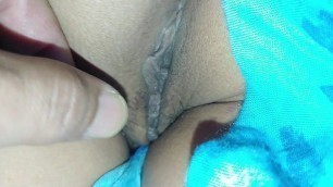 Surprise creampie blue dress part2