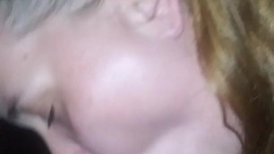 another late night bar and grill parking lot blowjob