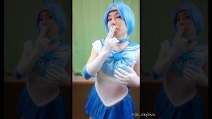 Sailor moon cosplay cum