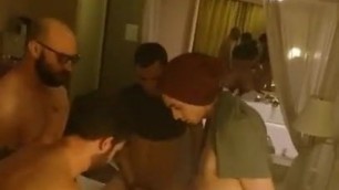 My wife's first gangbang