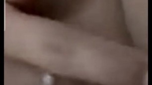Filipina Chinz finger with son