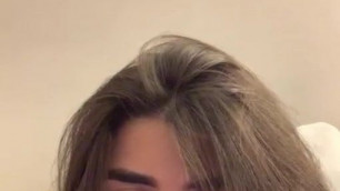 Masturbation of a girl