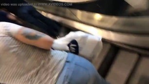 Huge White Candid Ass At the Northridge Mall