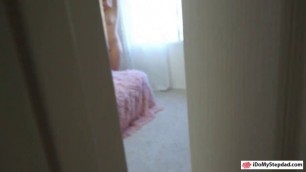 Lovely teen Scarlett Mae banged by daddy