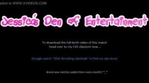 Bra and Panties Match (Strip-Wrestling Match) w, Loser gets strapped in a nappy (diaper)!! ~ Georgina Phillips vs Roxi Keogh | 2
