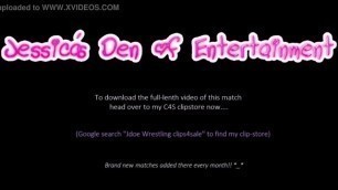 Bra and Panties Match (Strip-Wrestling Match) w, Loser gets strapped in a nappy (diaper)!! ~ Georgina Phillips vs Roxi Keogh