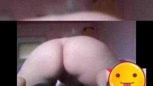 The young girl masturbates on the web