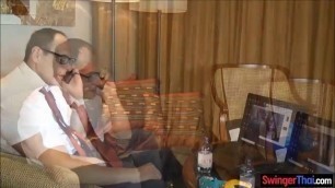 Business man cheating with a very pretty Thai hooker
