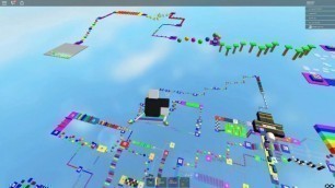 Pasando o parkur dos br roblox