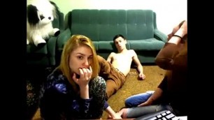 Twin Sisters Tag Team Teen Boys Cock - More Ar SeeMyPussy&period;online