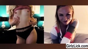 Lesbians Aidra Fox And Charlotte Stokely Masturbate Online