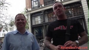 Real dutch hooker gets eaten out
