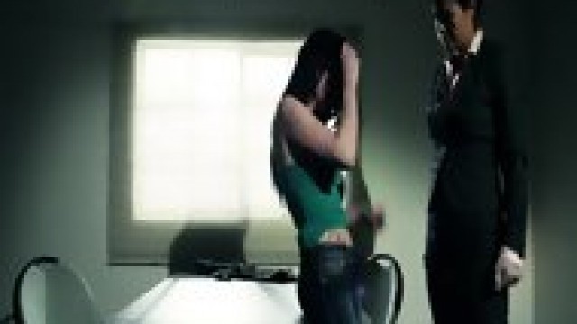 Agent Dana Vespoli Gives Varuca James Athorough Body Search