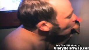 Glory Hole Greaser Sucks Off Strangers!