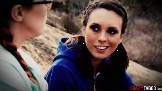 Naive MILF Fucked In Tight Ass So Hard By Hot Lesbian And Her Dirty Friend