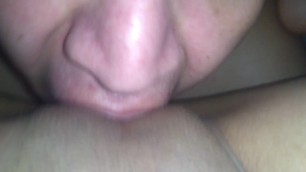 my pussy getting rough sucked and spitted at the motel by my precious brown eyes bull real cuckold Porn Videos