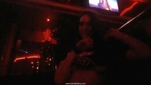¡ Hot Latina Stripper tries to strip for you without getting caught by manager (Fuck you, Pete!) ! Porn Videos