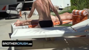 BrotherCrush - Hot Oiled Up Stepbrothers Outdoors Taboo Fuck With Taylor Reign And Jack Bailey Porn Videos
