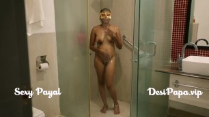 desi south indian girl young bhabhi Payal in bathroom taking shower and masturbation Porn Videos