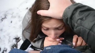 ZERO DEGREE Outdoor Suck and Fuck - Jess and Jamez Porn Videos